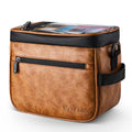 Waterproof PU Leather Bike Front Bag with Touchscreen Phone Holder F889