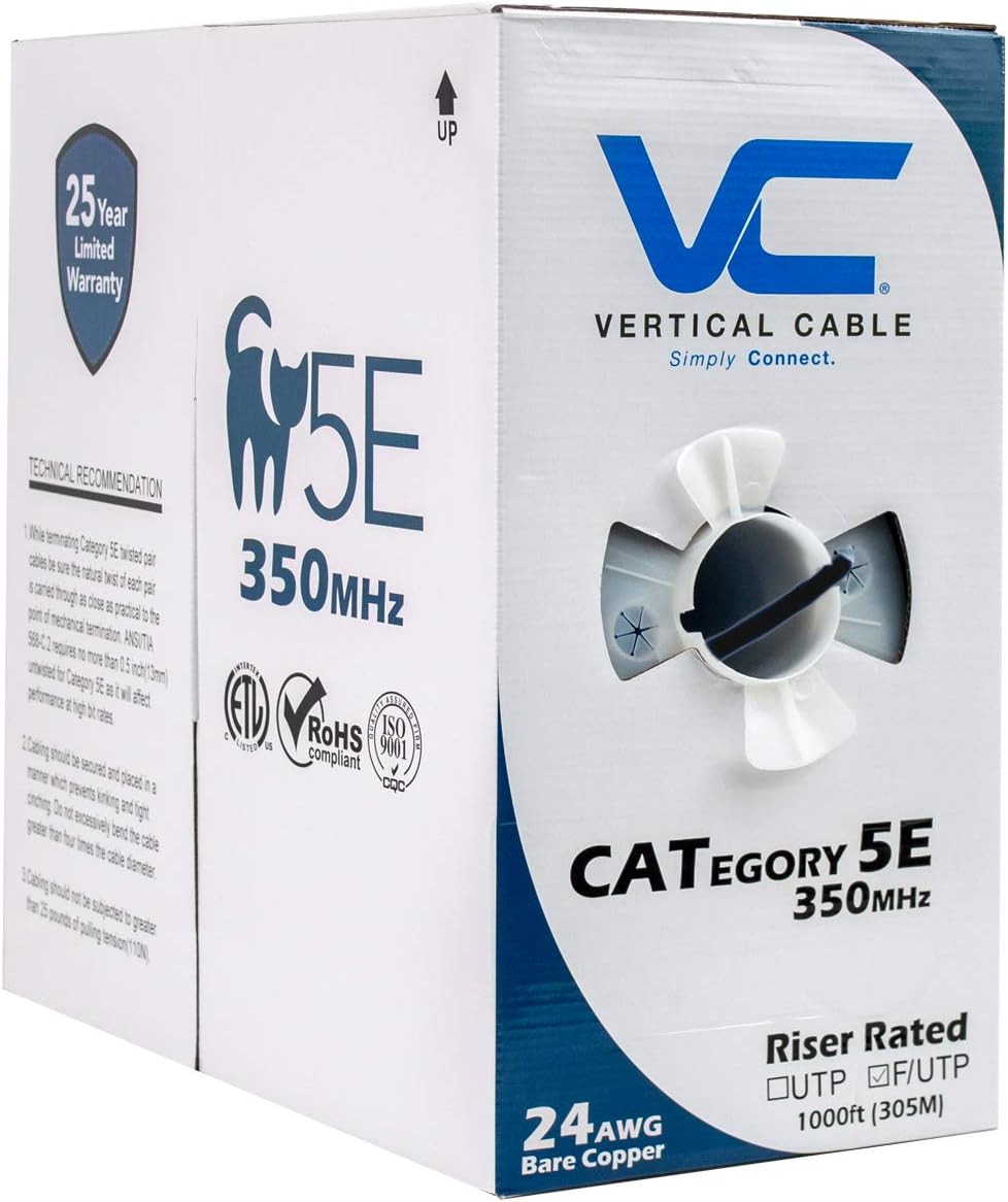 Green Shielded 24AWG Solid Bare Copper Bulk Ethernet Cable G457665