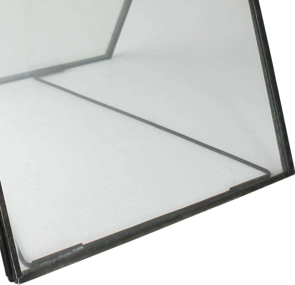Black Dual Photo Frame with Metal Encasing A985832