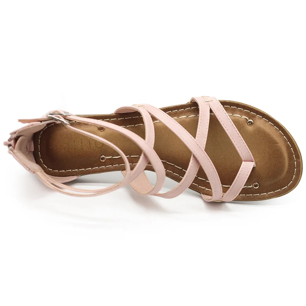 Gladiator Strap Flat Zori Sandal E44910