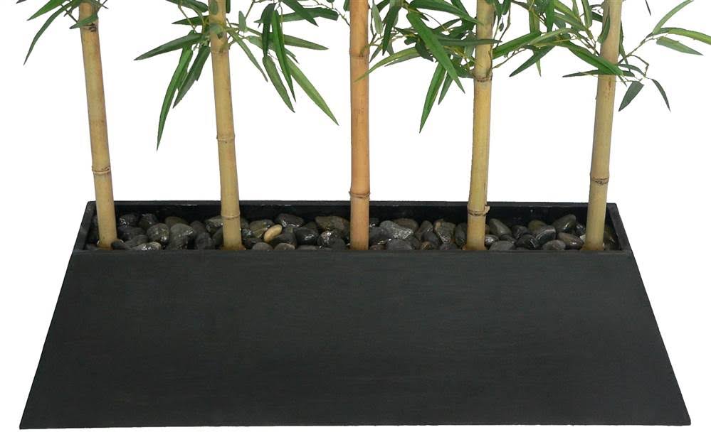 8-ft Tall Silk Bamboo Tree Screen U3651