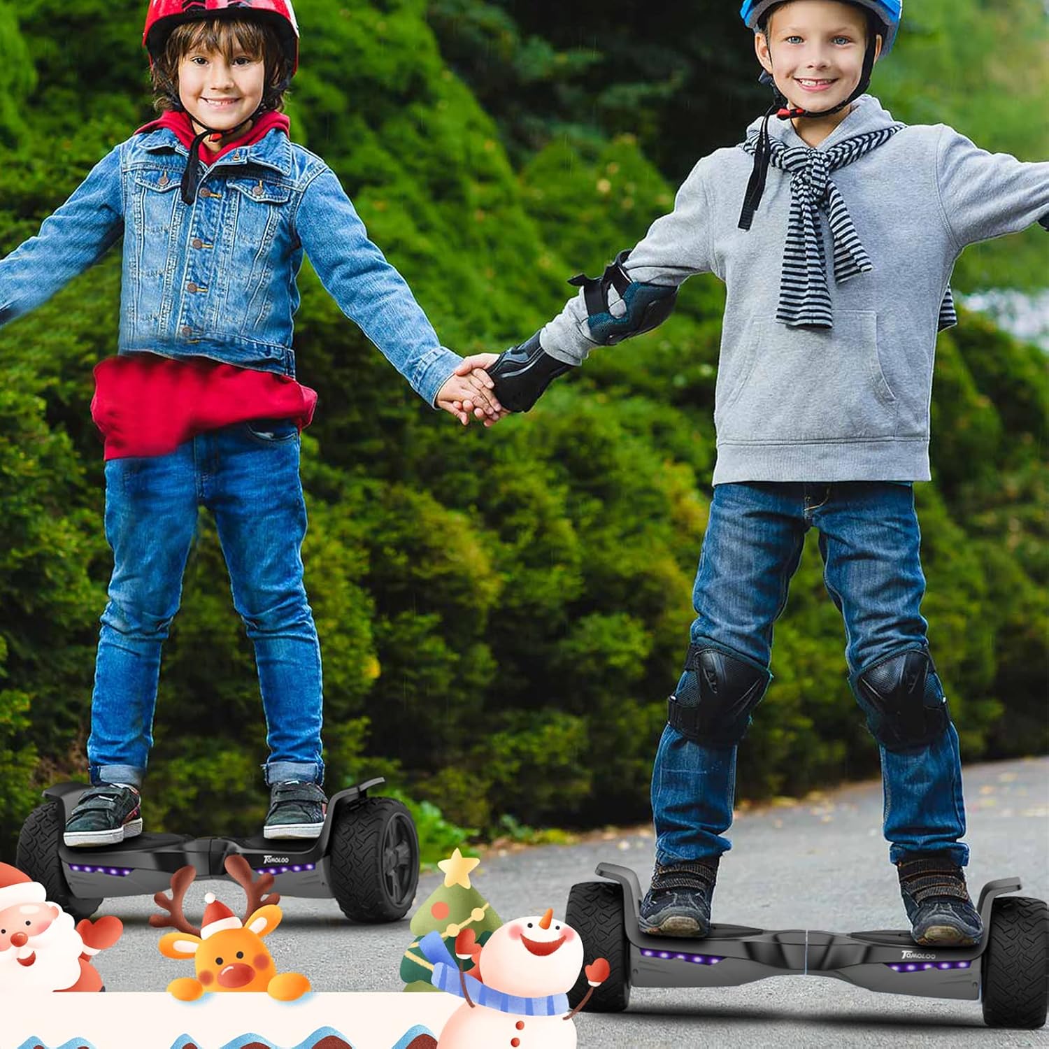 Offroad All Terrain 8.5 Two-Wheel Self Balancing Hoverboard with Bluetooth Speakers and Lights V155280