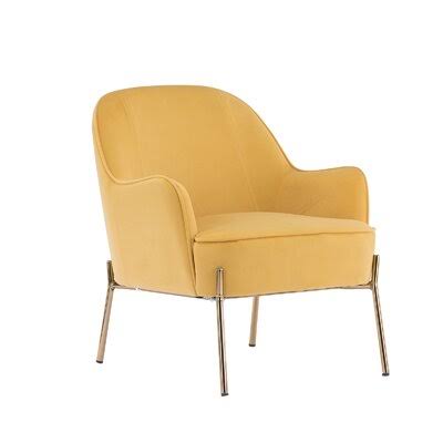 Lemon Velvet Armchair J942