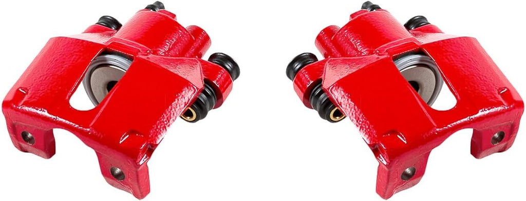 Red Powder Coated Caliper Assembly Pair Set Q67526