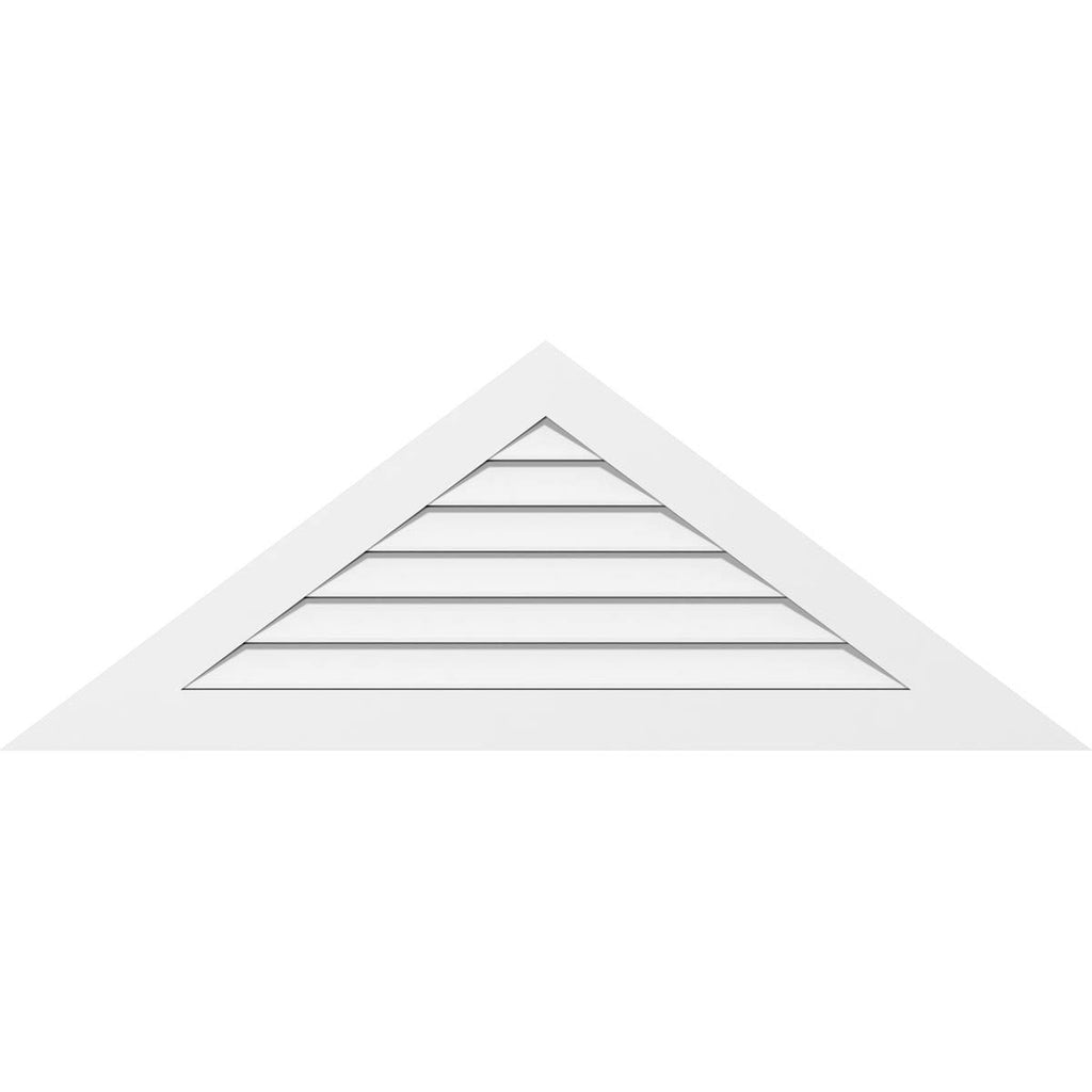 Triangle Surface Mount PVC Gable Vent M5886