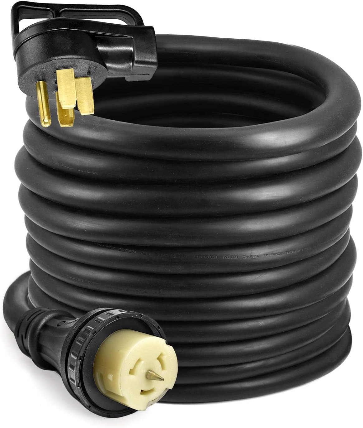 50A 25FT 6-50R Female 6-50P Male Heavy Duty Welder Extension Cord B746