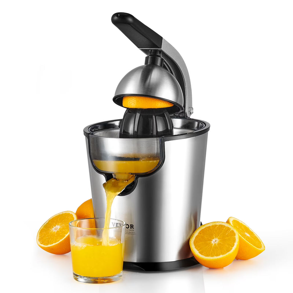 Electric Citrus Juicer with Two Size Juicing Cones, 300W Stainless Steel V931
