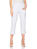 White Pocket Capris J9320