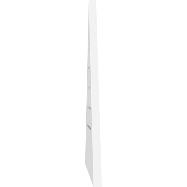 Triangle Surface Mount PVC Gable Vent M5886