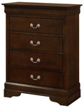Cappuccino 4 Drawer Chest T5954