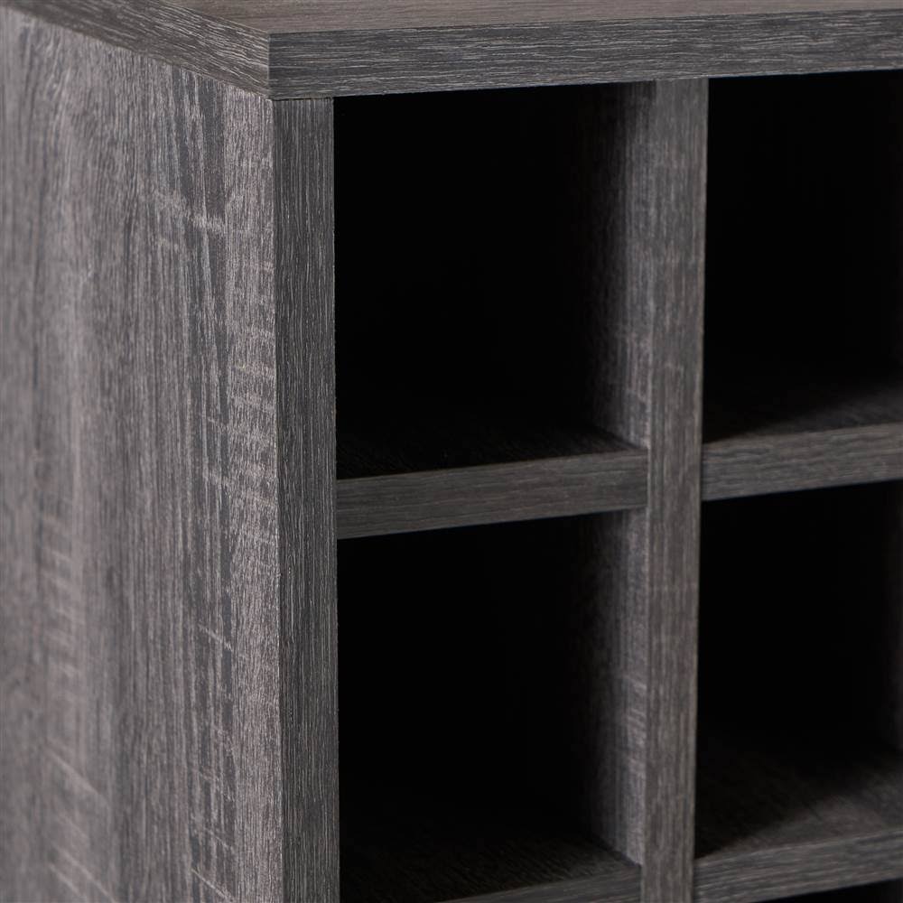 Sonoma Gray Oak Bar Cabinet L29419