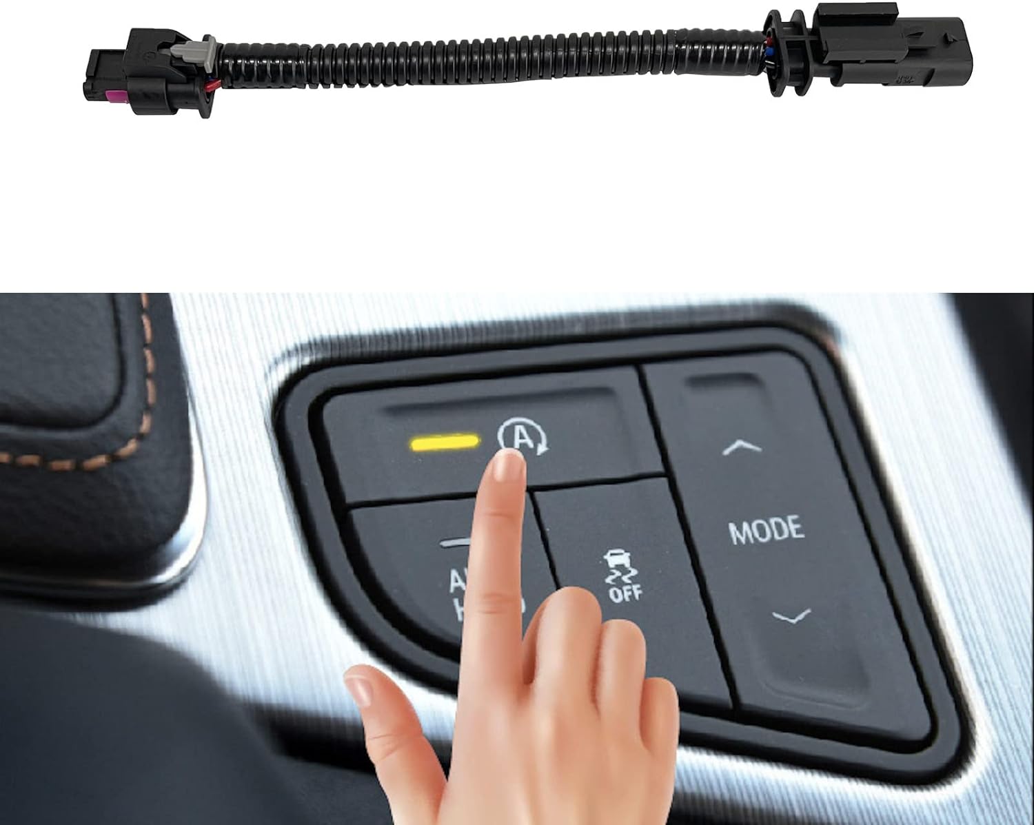 Pack of 2 Small Plug Auto Start Stop Disabler for Chevy Equinox Malibu Cruze Cadillac CT6 XT4 XT5 XT6 Buick Enclave R5691
