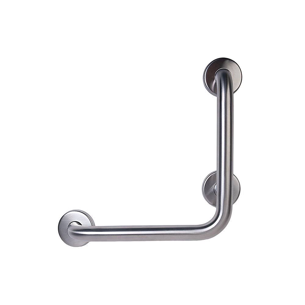 Silver L-Shaped Bathroom Safety Bar Q6304