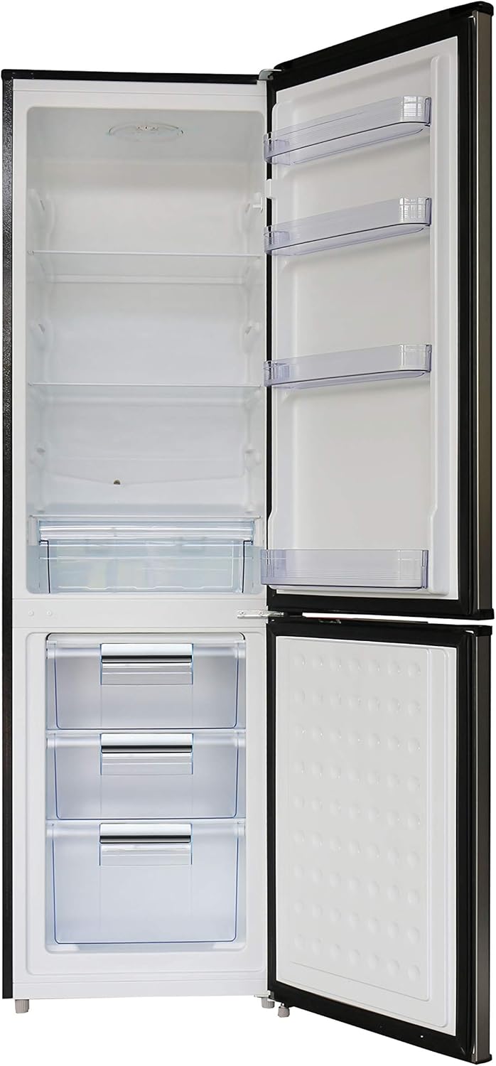 9.2 cu. ft Stainless Bottom Mount Freezer Fridge T33712