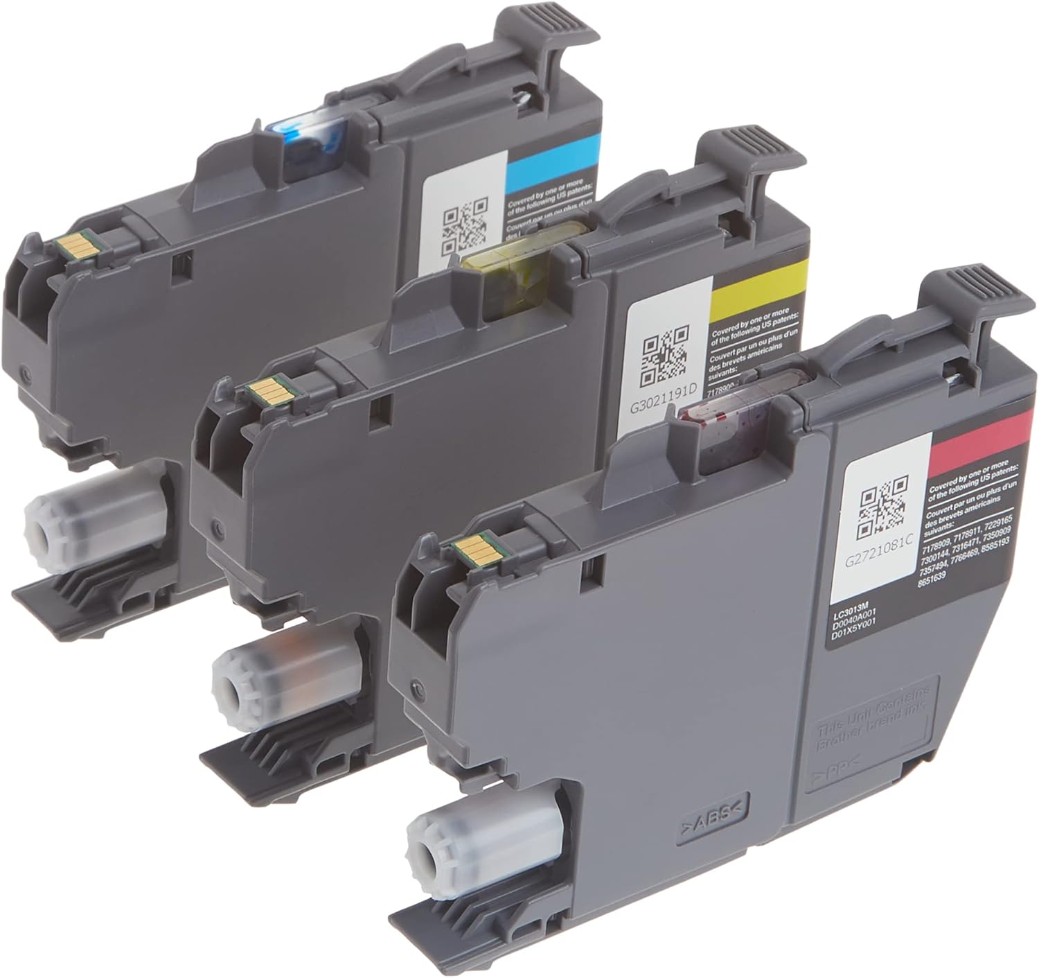 3-Pack High Yield Color Ink Cartridges, Magenta and Yellow, LC3013 Ink Yellow W2501