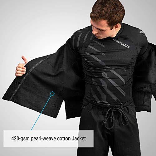 Black Lightweight Jiu Jitsu Gi F60320