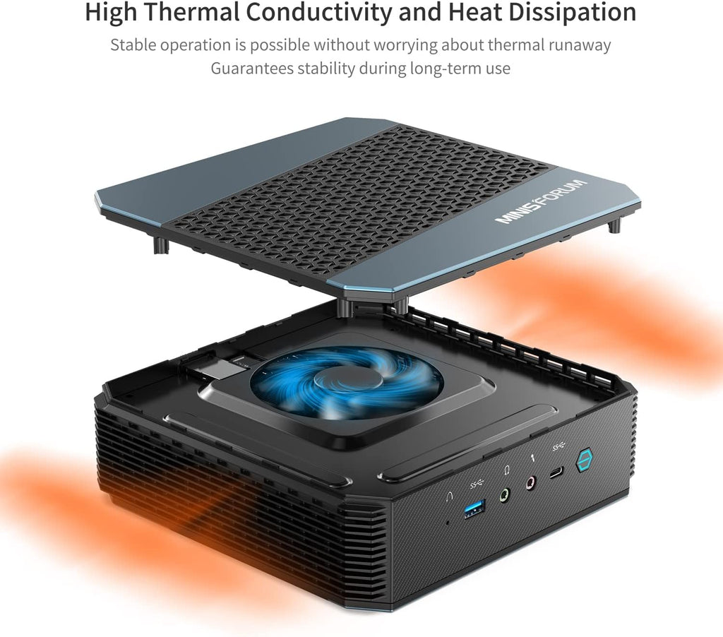 Mini PC AMD Ryzen 9 5900HX 8 Cores 32 GB RAM 512 GB PCIe SSD Z65776