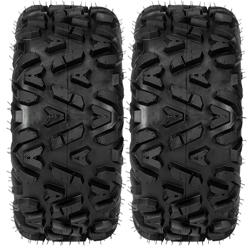 2PCS 26x11-12 ATV/UTV 6 PLY Rear Tubeless Tires P4040