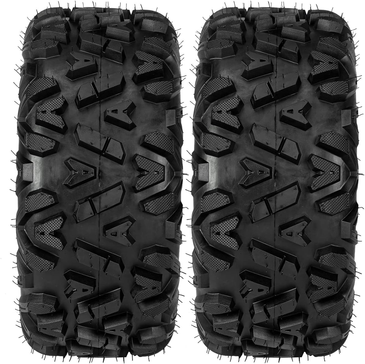 2PCS 26x11-12 ATV/UTV 6 PLY Rear Tubeless Tires P4040