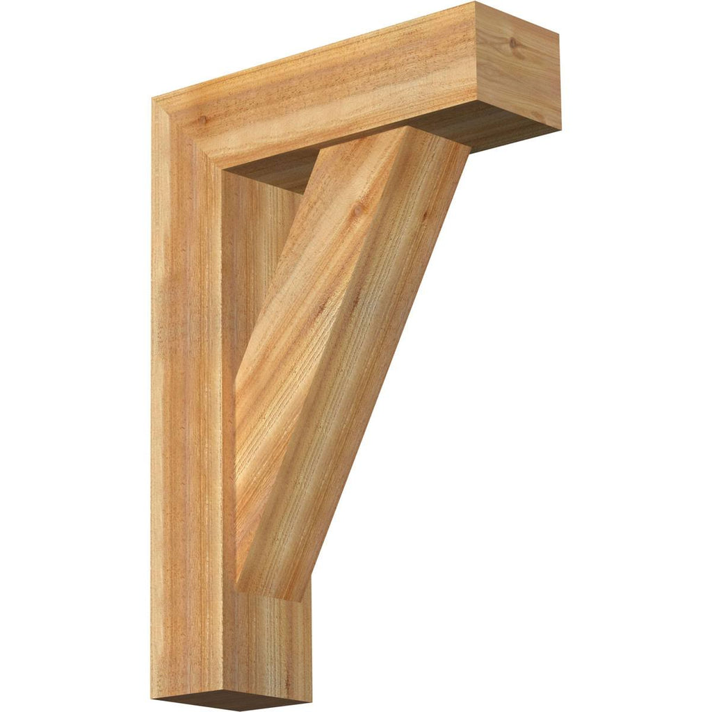 Traditional Block Rough Sawn Bracket D5346