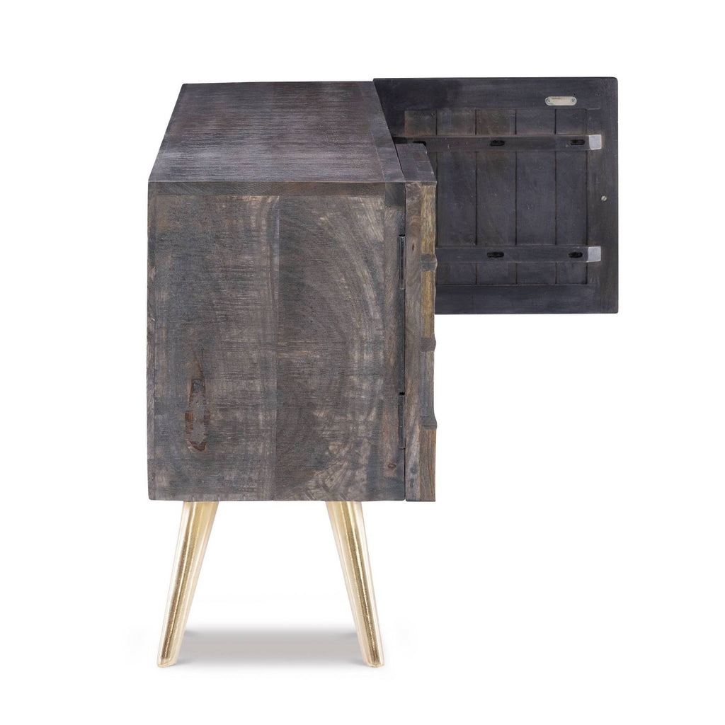 Brown Media Cabinet W635
