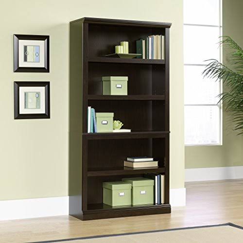 5-Shelf Bookcase, Jamocha Wood Finish G2696