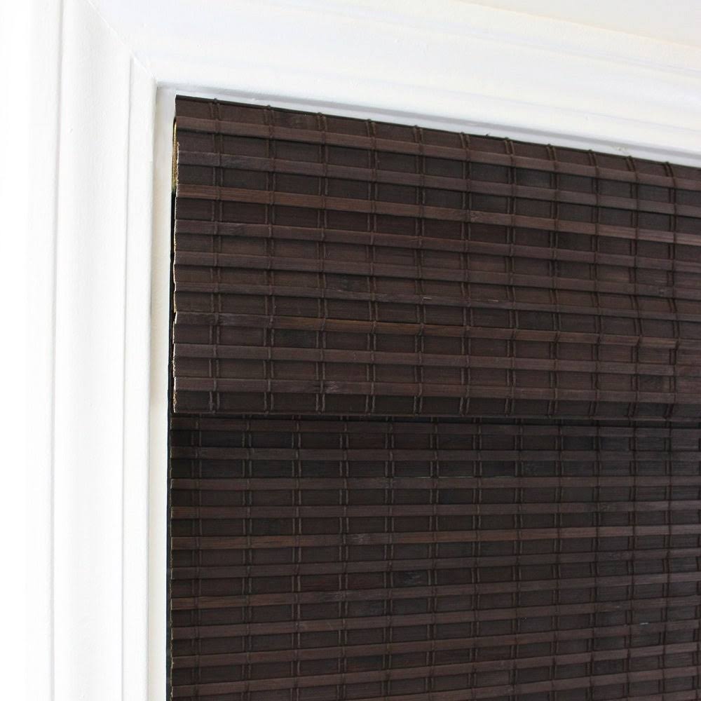 Brown Cordless Roman Shade K4753