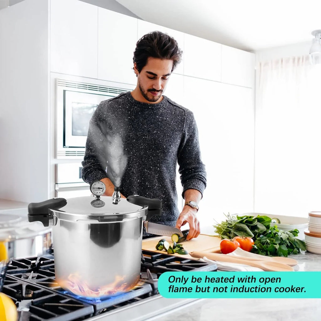 23 Quart Nonstick Aluminum Pressure Cooker and Canner D54423