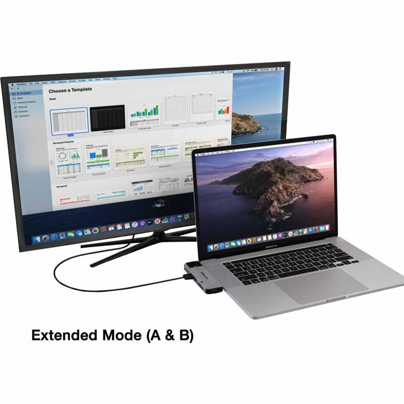 8-Port USB-C Multimedia Hub Adapter with Power Delivery 3.0 P501