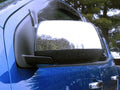Chrome ABS Plastic Mirror Cover 2Pc Q1325