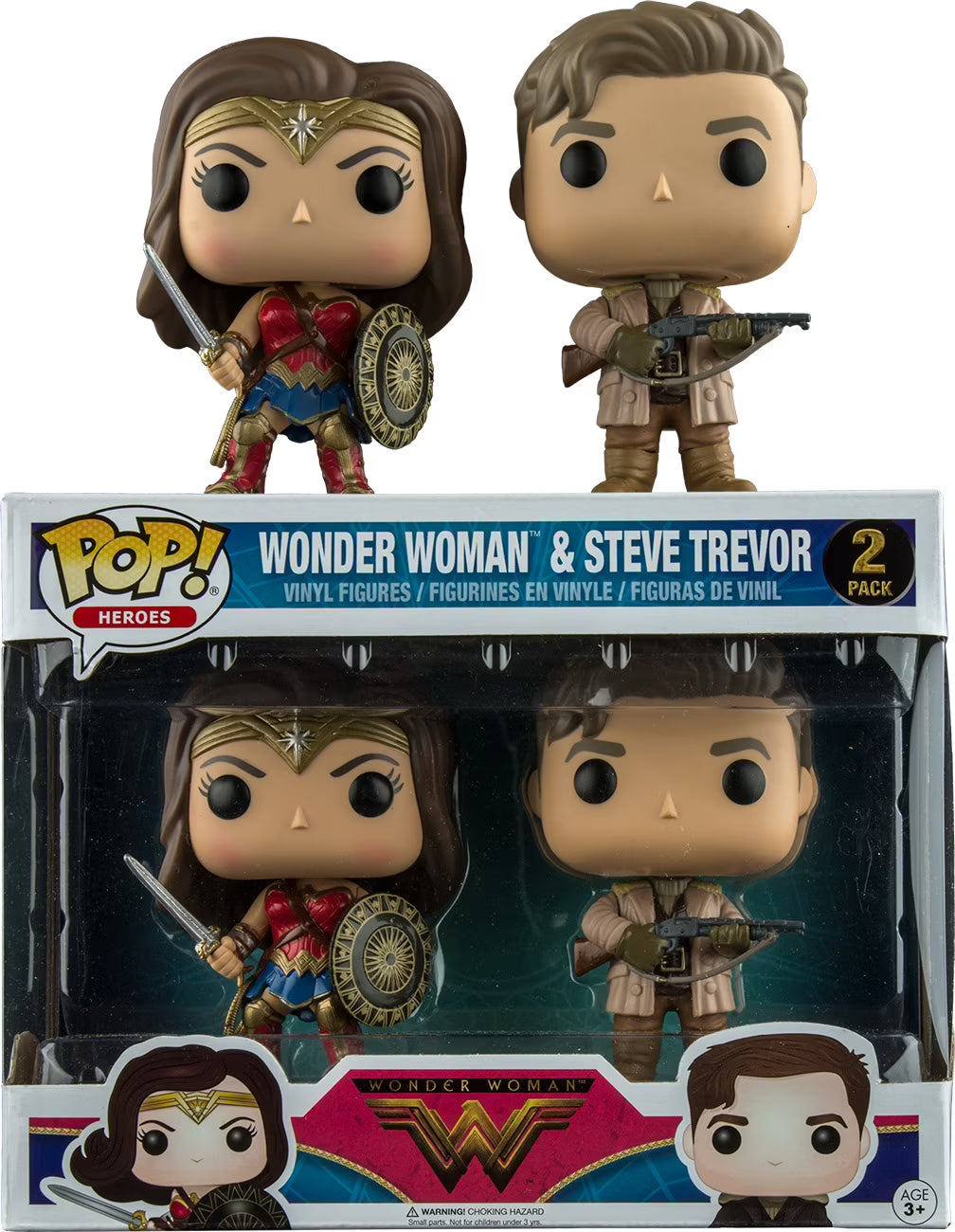 Wonder Woman and Steve Trevor 2-pack O68869