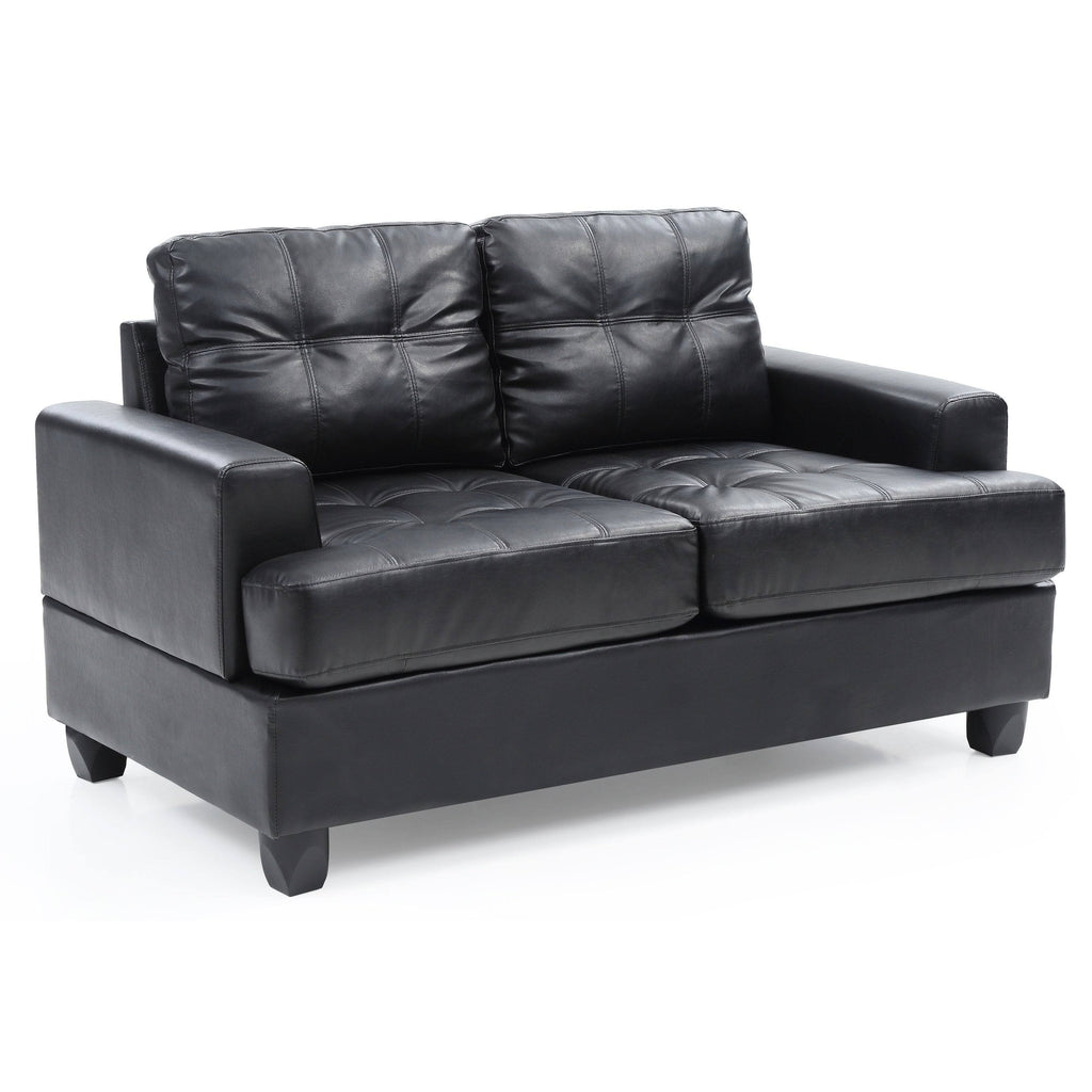 Black Loveseat X842