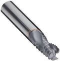 Carbide Square Nose End Mill, TiCN Finish, 3 Flutes, 4x22 Overall Len H9307