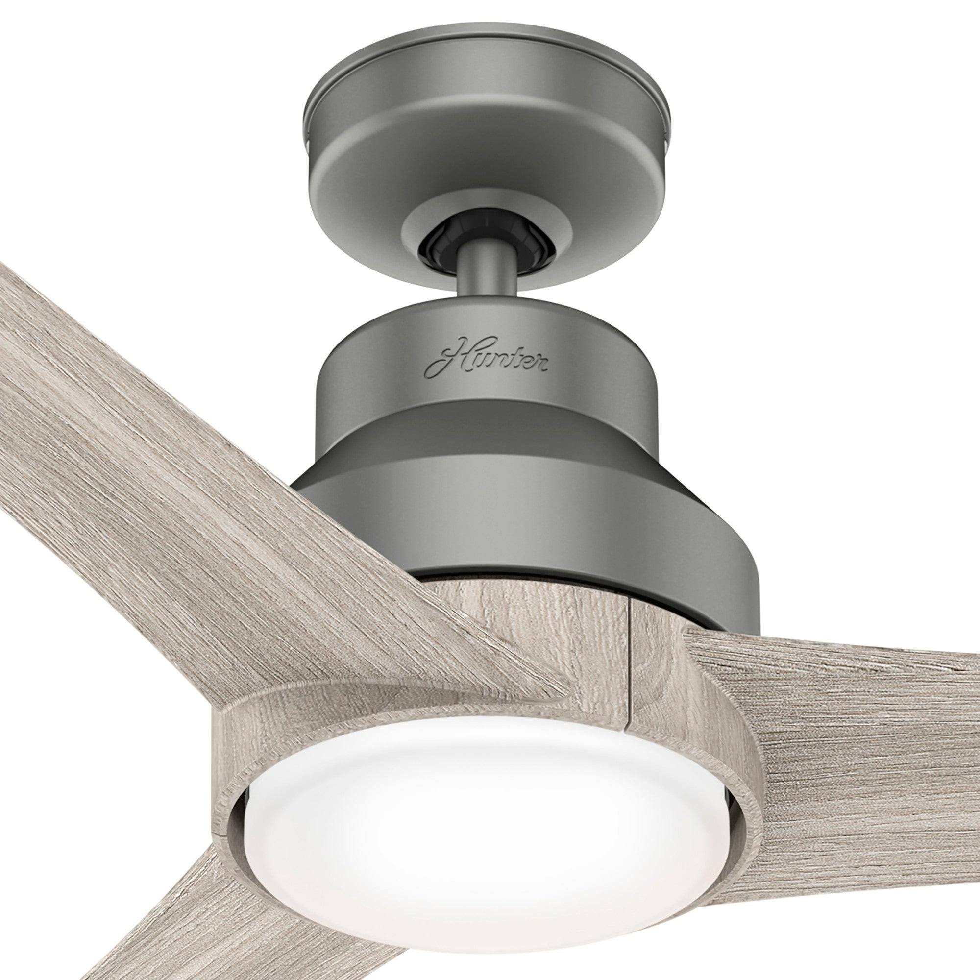 Matte Silver LED Ceiling Fan I93500