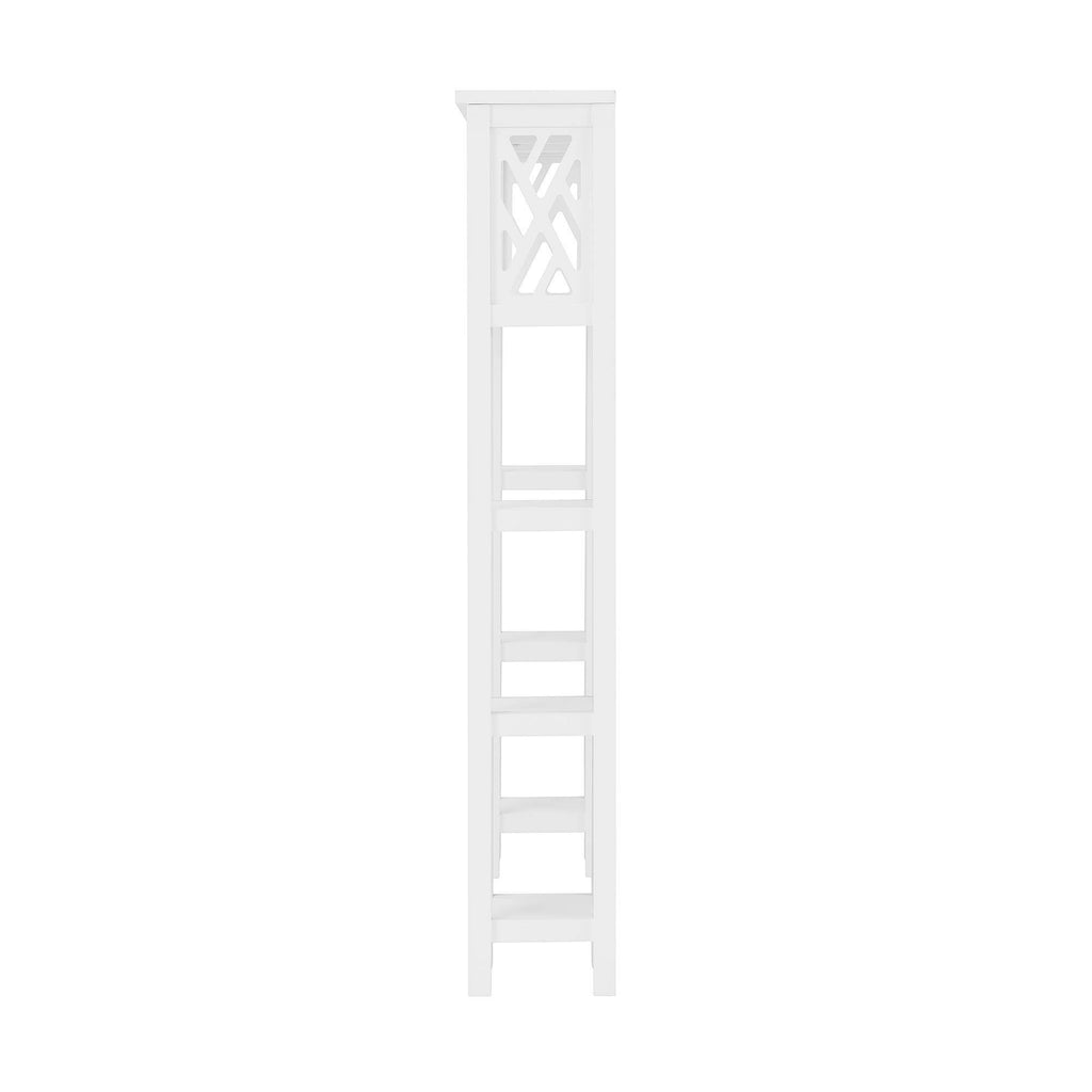 White Bathroom Over Toilet Open Shelving Unit S7275