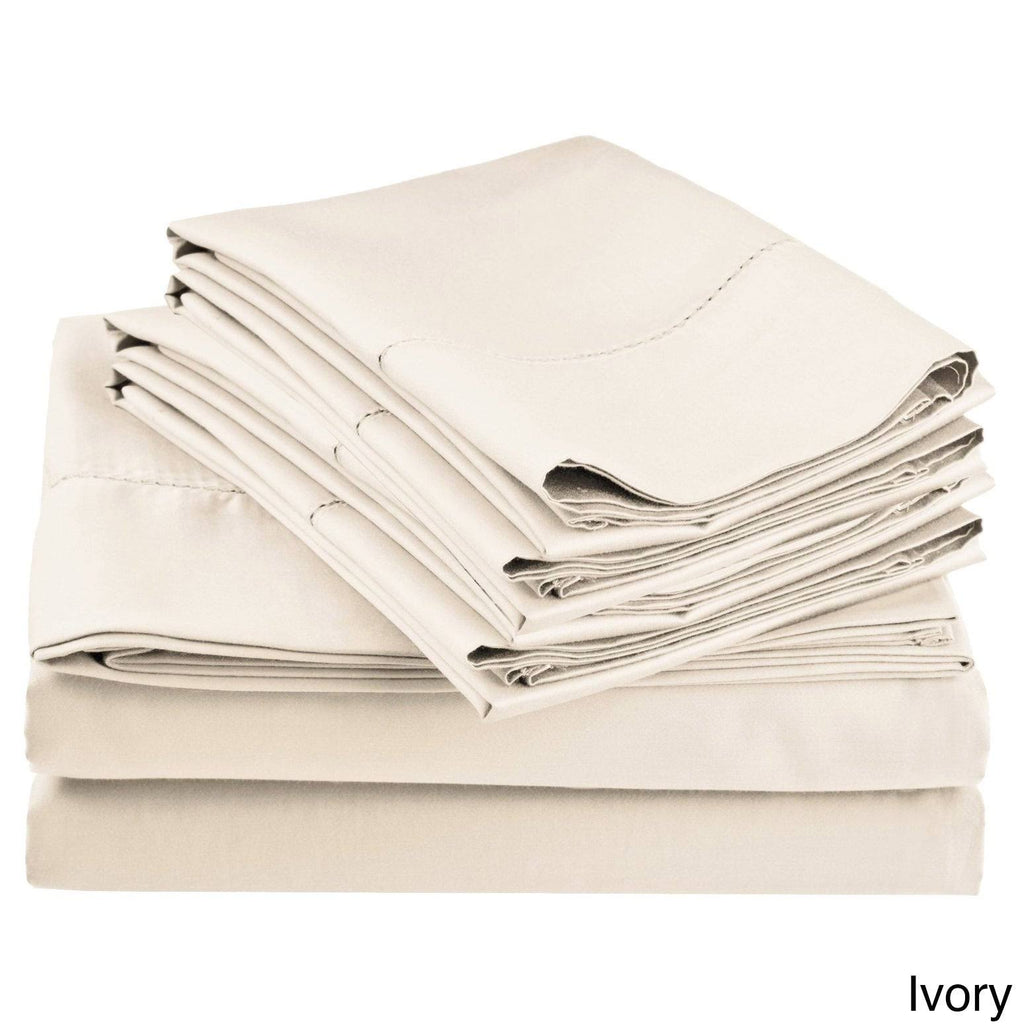600 Thread Count Sheet Set, California King, Gray Z429554