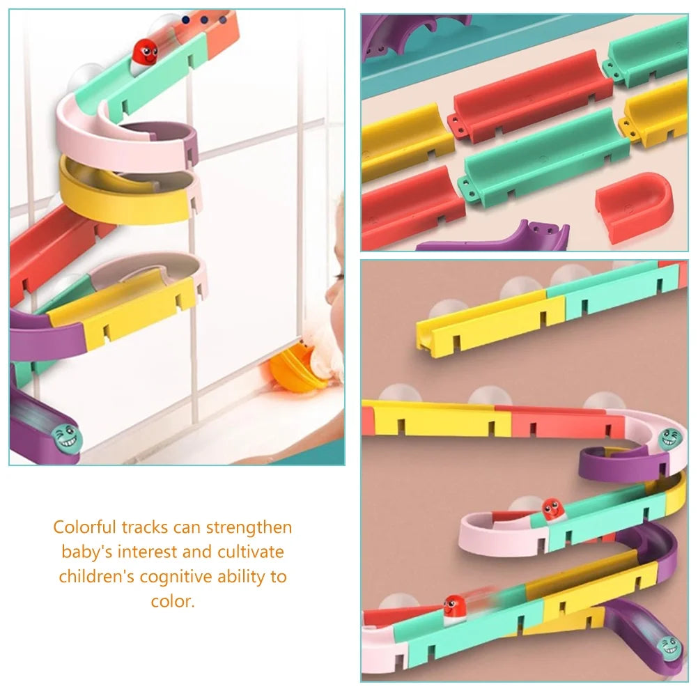Rolling Ball Track Toy Building Toy DIY Educational Toy Y3999
