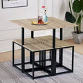 5-Piece Dining Set Oak Black N5833