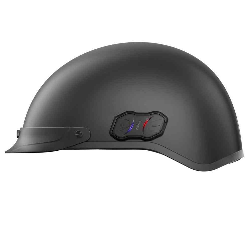 Matte Black Bluetooth Half Helmet C835