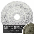 Vaduz Ceiling Medallion, Hand-Painted Painted Turtle E67112