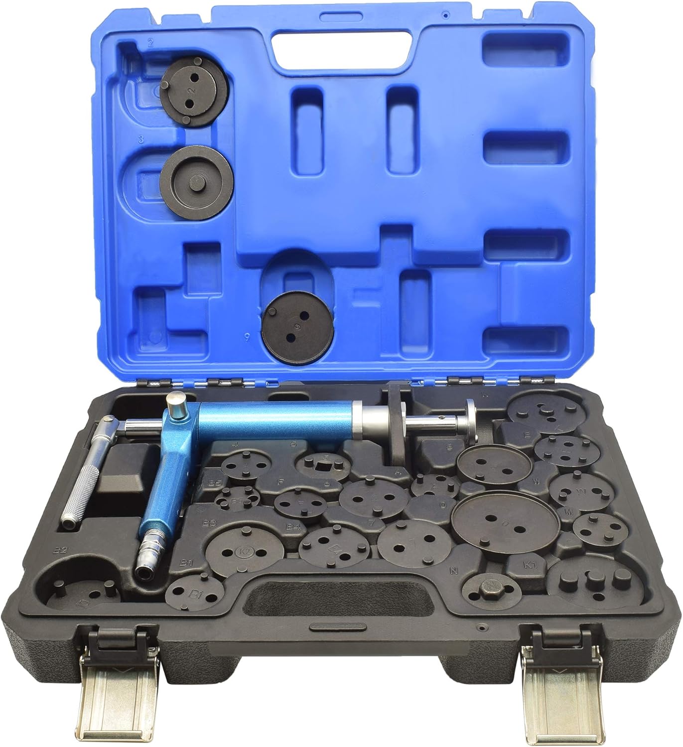 23PCS Air Powered Brake Caliper Wind Back Tool Kit with Adapters W873620