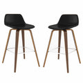 Black Bentwood Counter Height Stool Set of 2 M85581