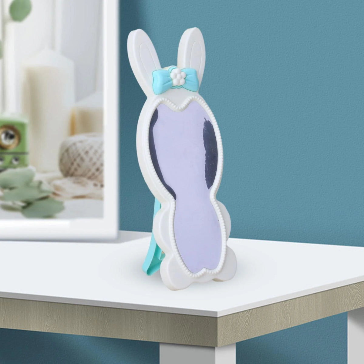 Dollhouse Miniature Dressing Mirror Rabbit Shape Full Length Dressing Mirror W432