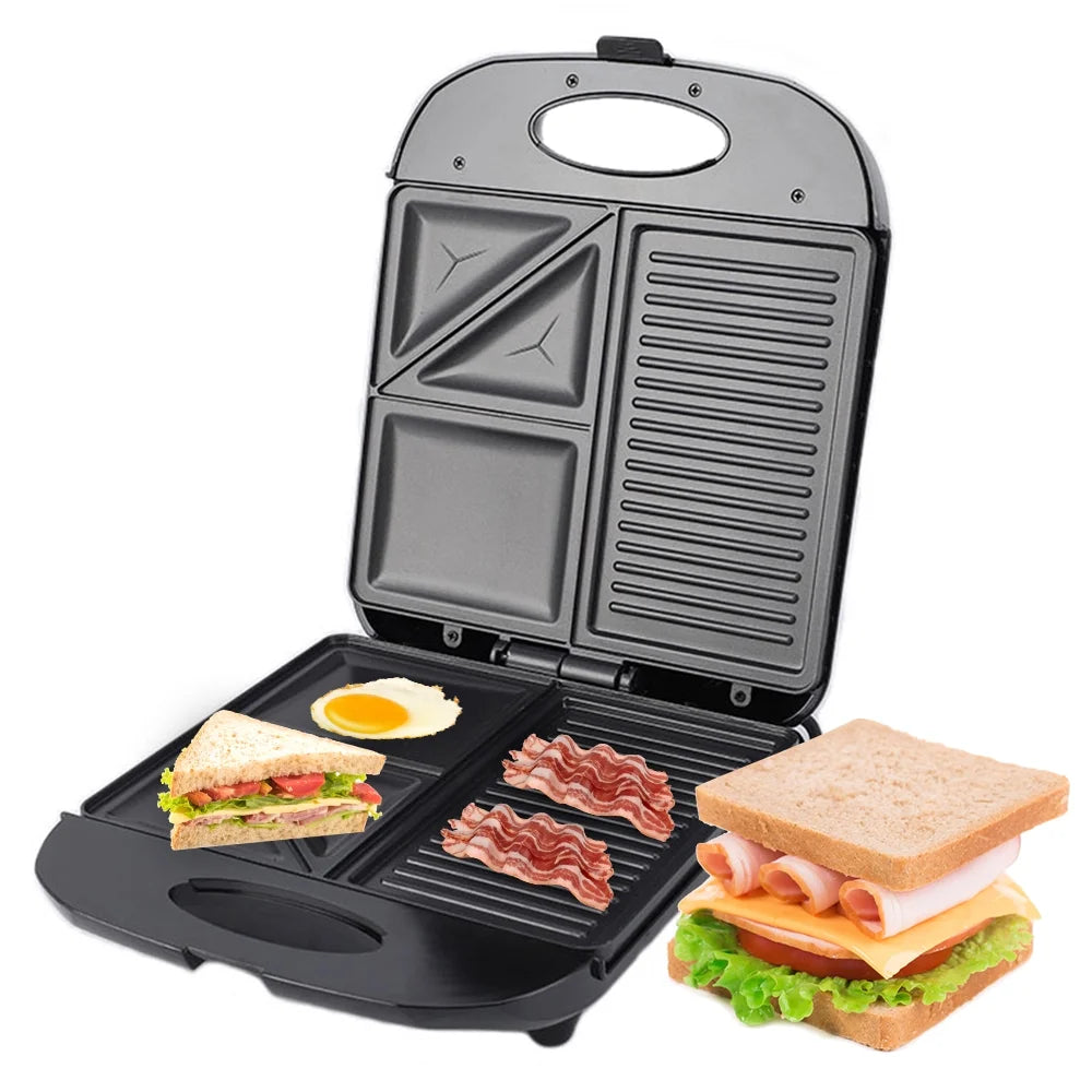 Non-Stick 3in1 Electric Grill Waffle Maker S188