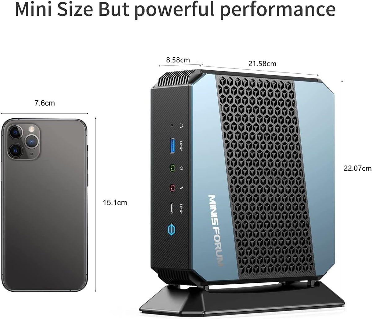Mini PC AMD Ryzen 9 5900HX 8 Cores 32 GB RAM 512 GB PCIe SSD Z65776