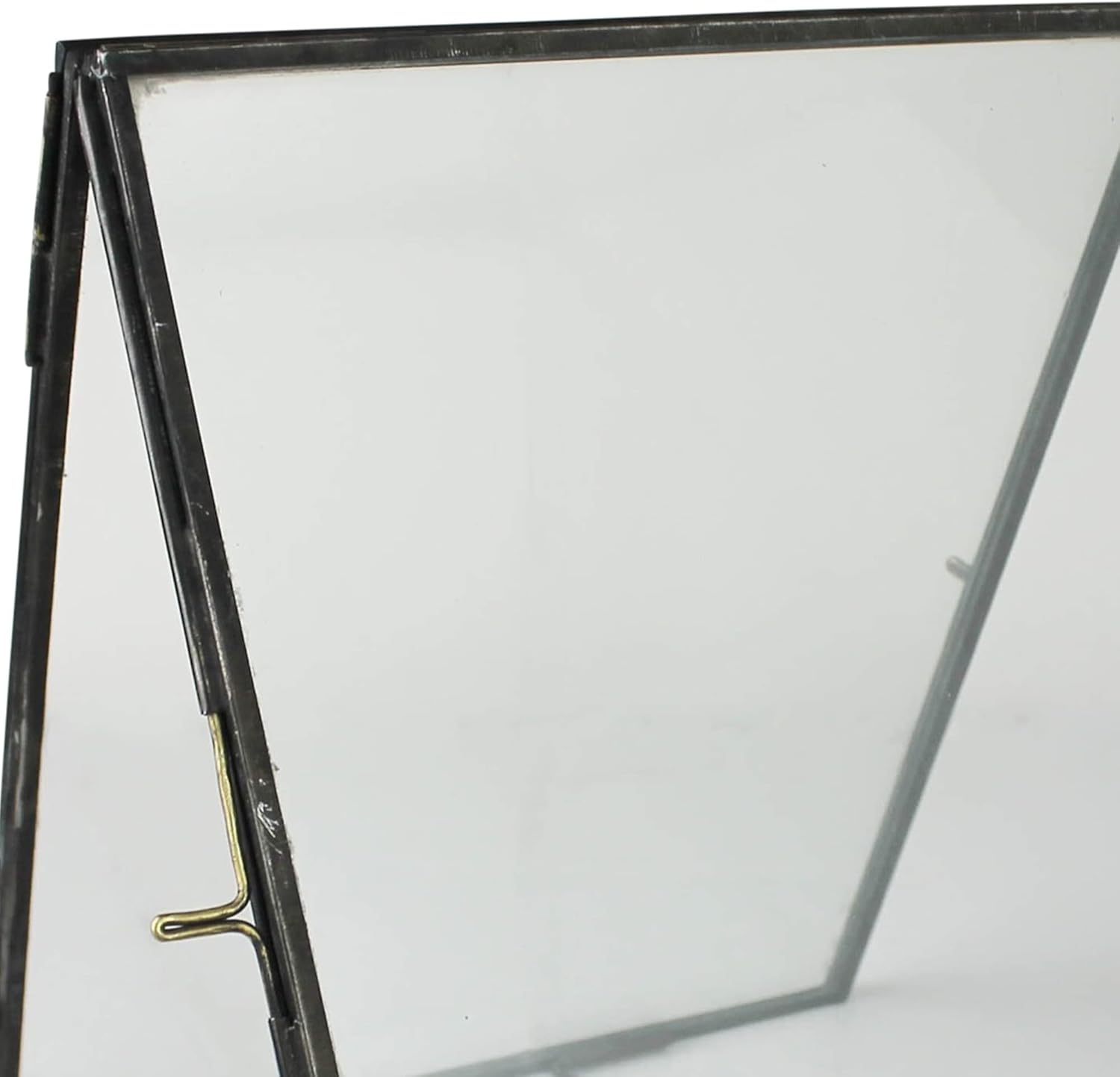 Black Dual Photo Frame with Metal Encasing A985832