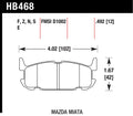 Blue 9012 Disc Brake Pad W33198