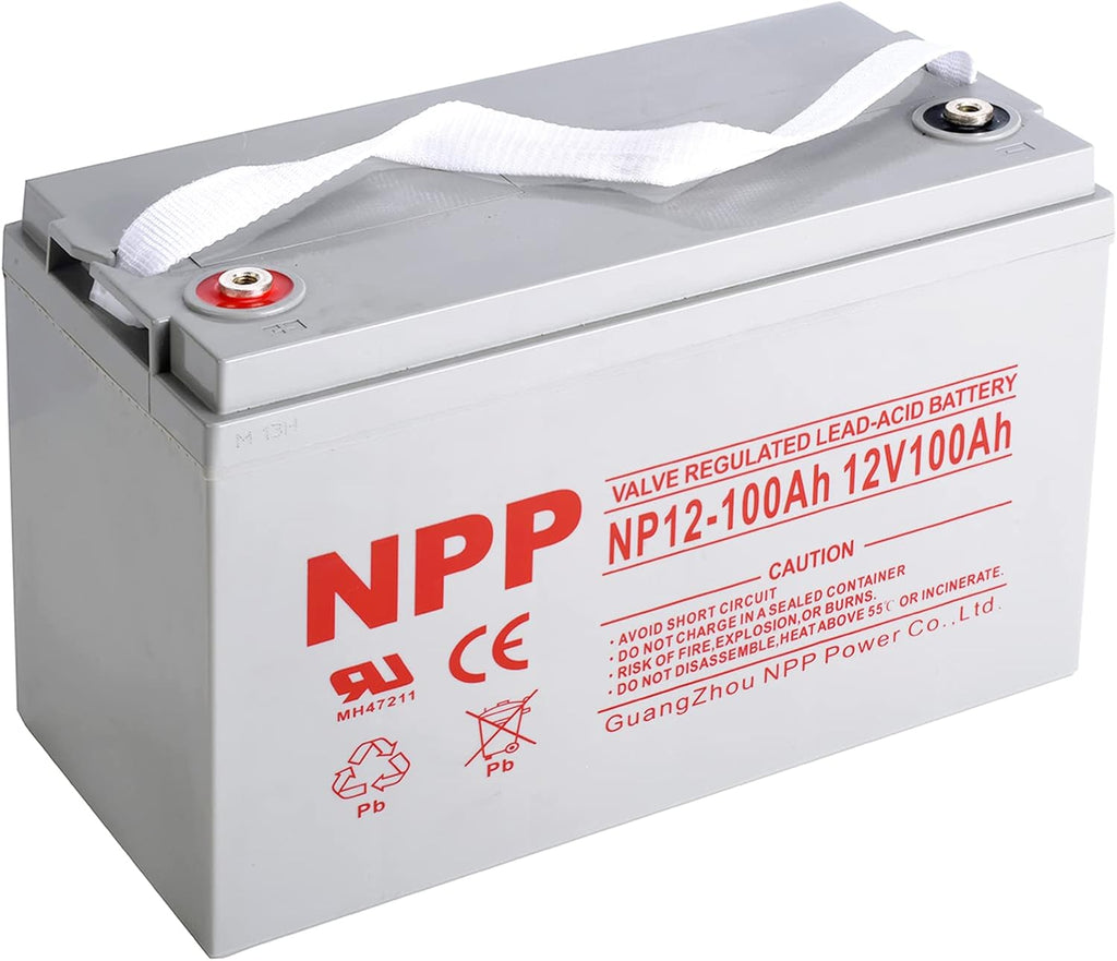 12V 120Ah AGM Deep Cycle Sealed Lead Acid Rechargeable Battery J37043