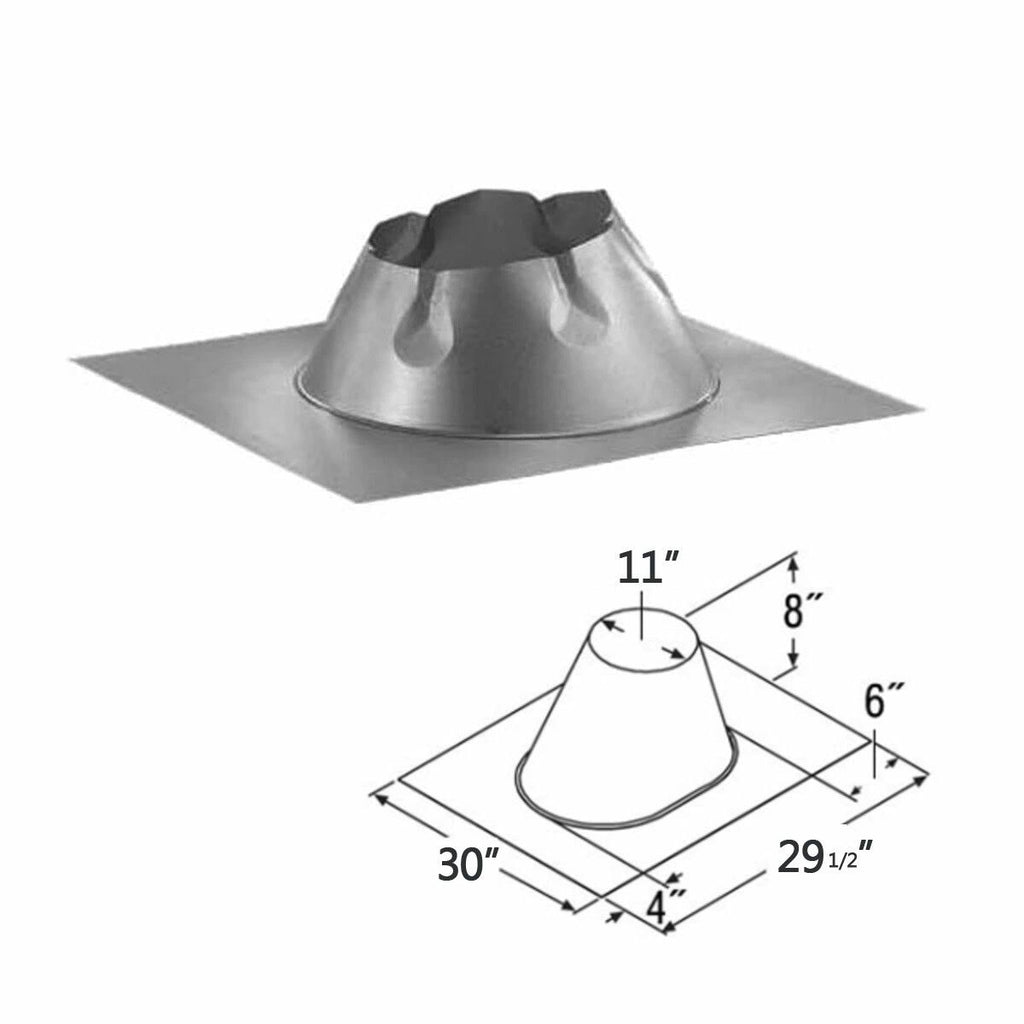 8-Inch Roof Flashing H1097