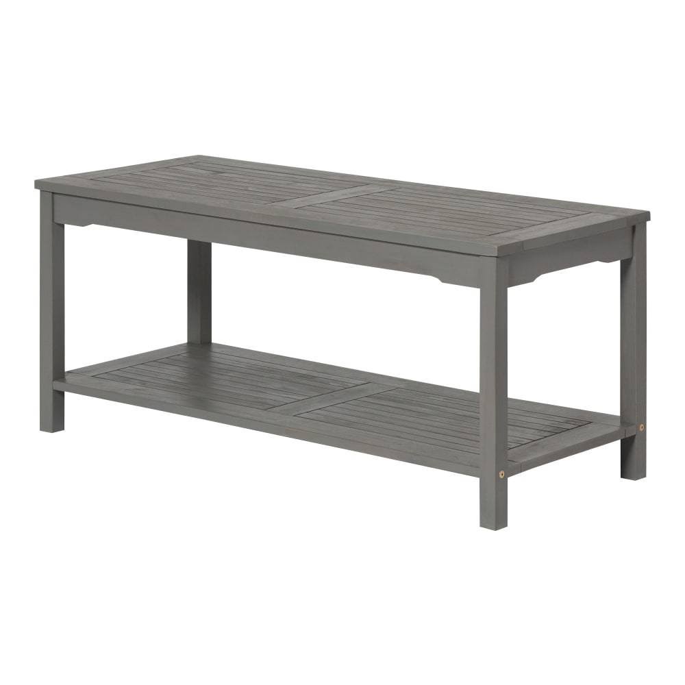 Dark Brown Acacia Wood Patio Coffee Table A480